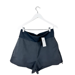 NWT Nike grey and black team tech pack women athletic or sport shorts women’s XL